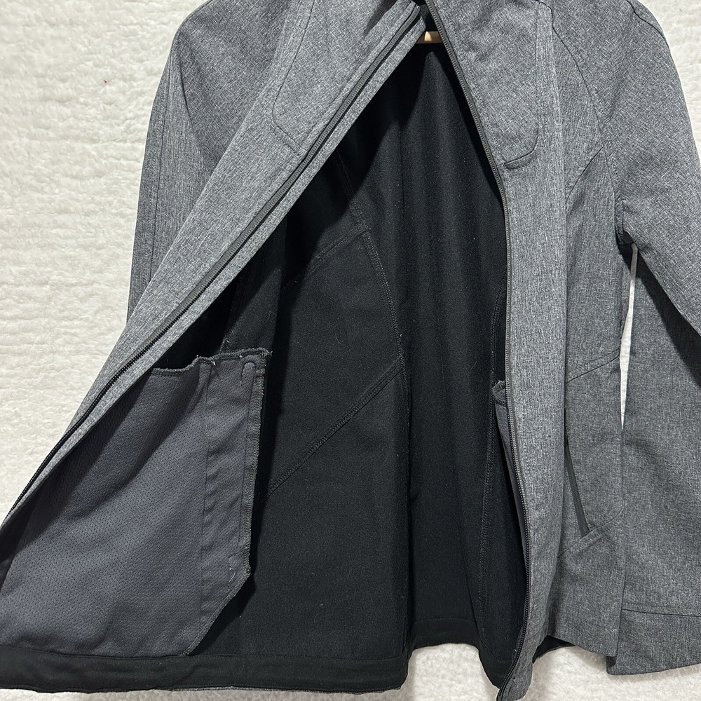 The North Face Windwall Soft Shell Women's Heather Gray Full Zip Jacket Size M/M - Picture 10 of 15
